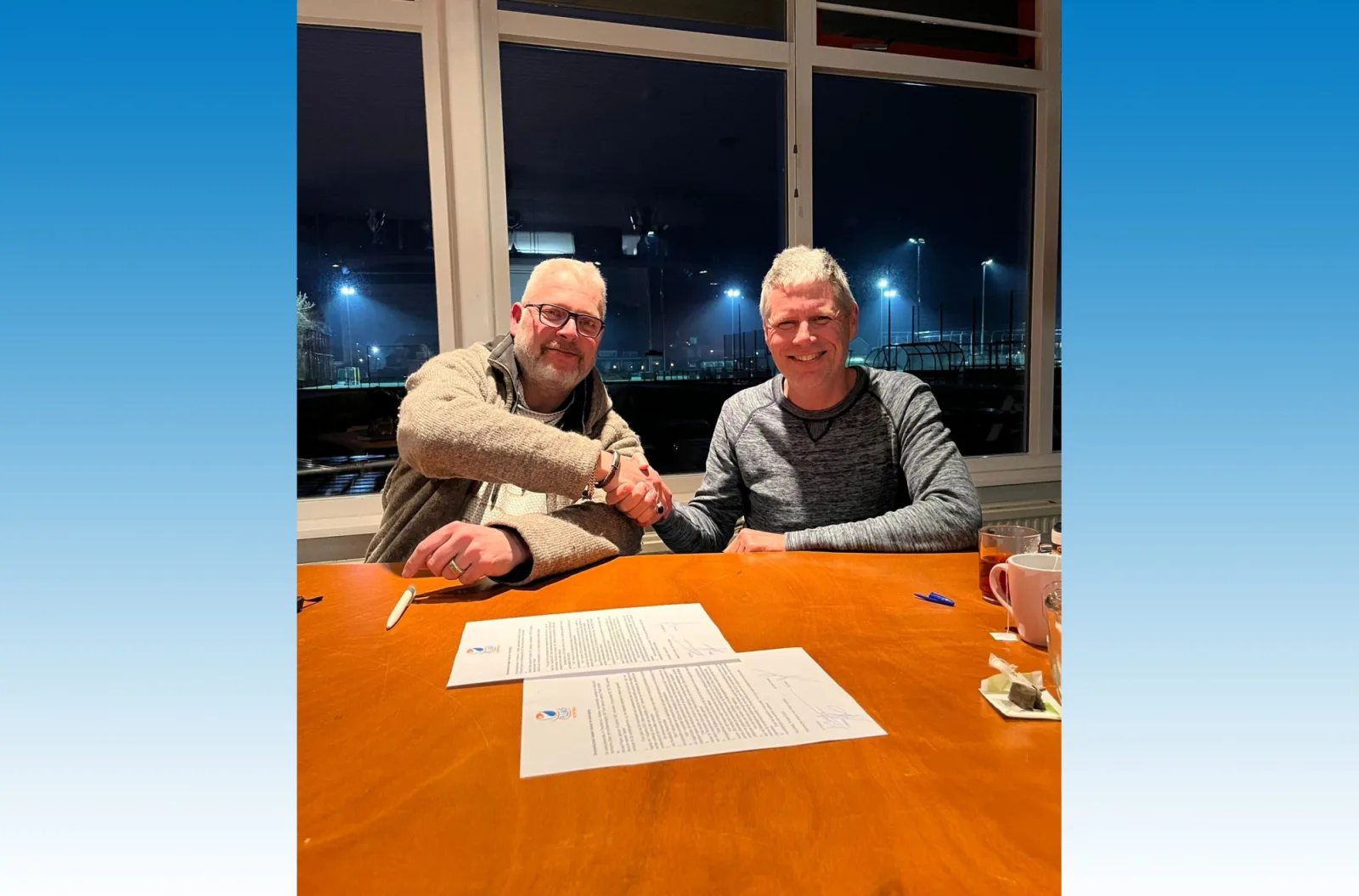 Ondertekening contract Michael Fritzen