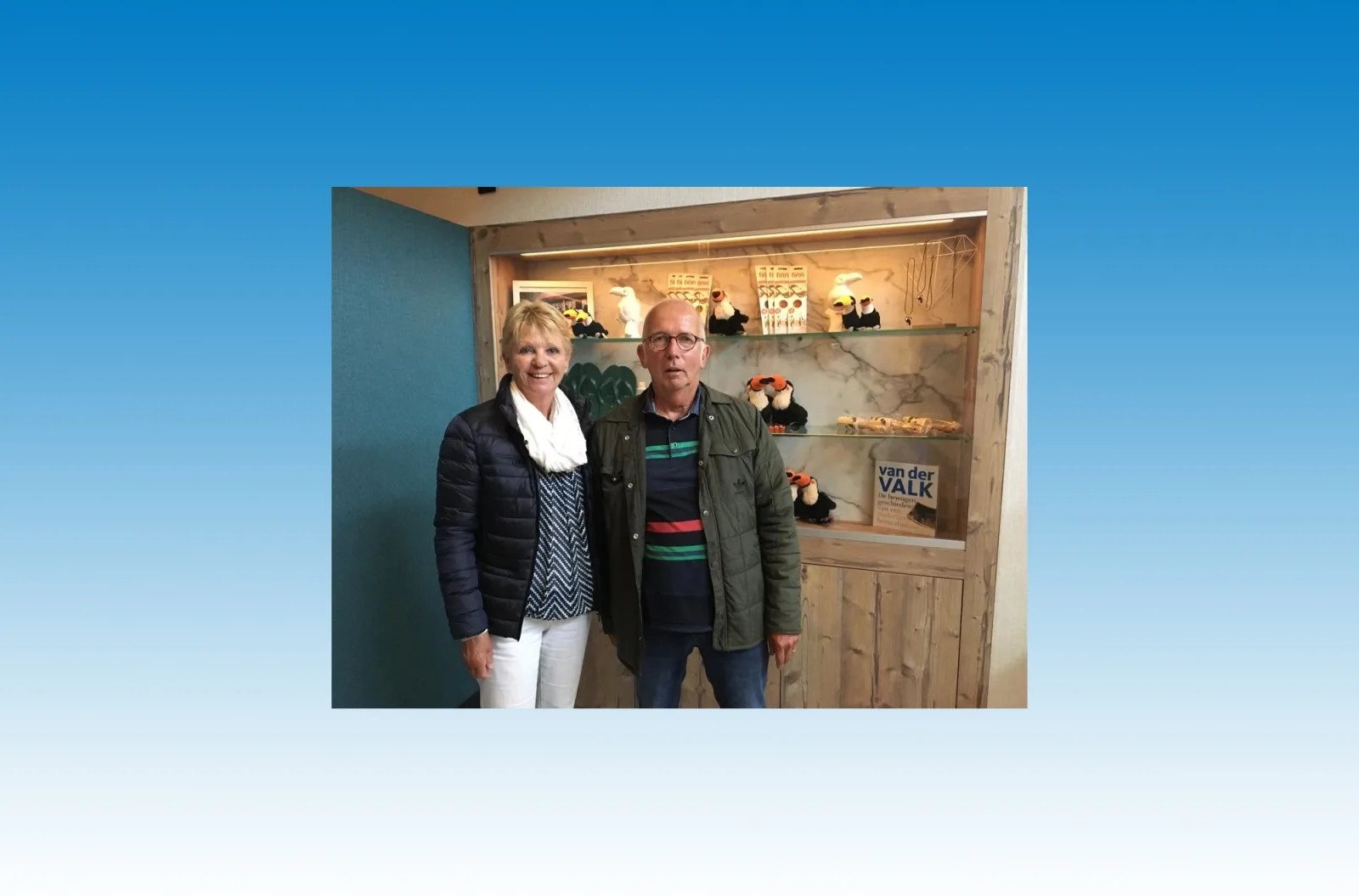 Karel en Gerda overnachting bij van der Valk
