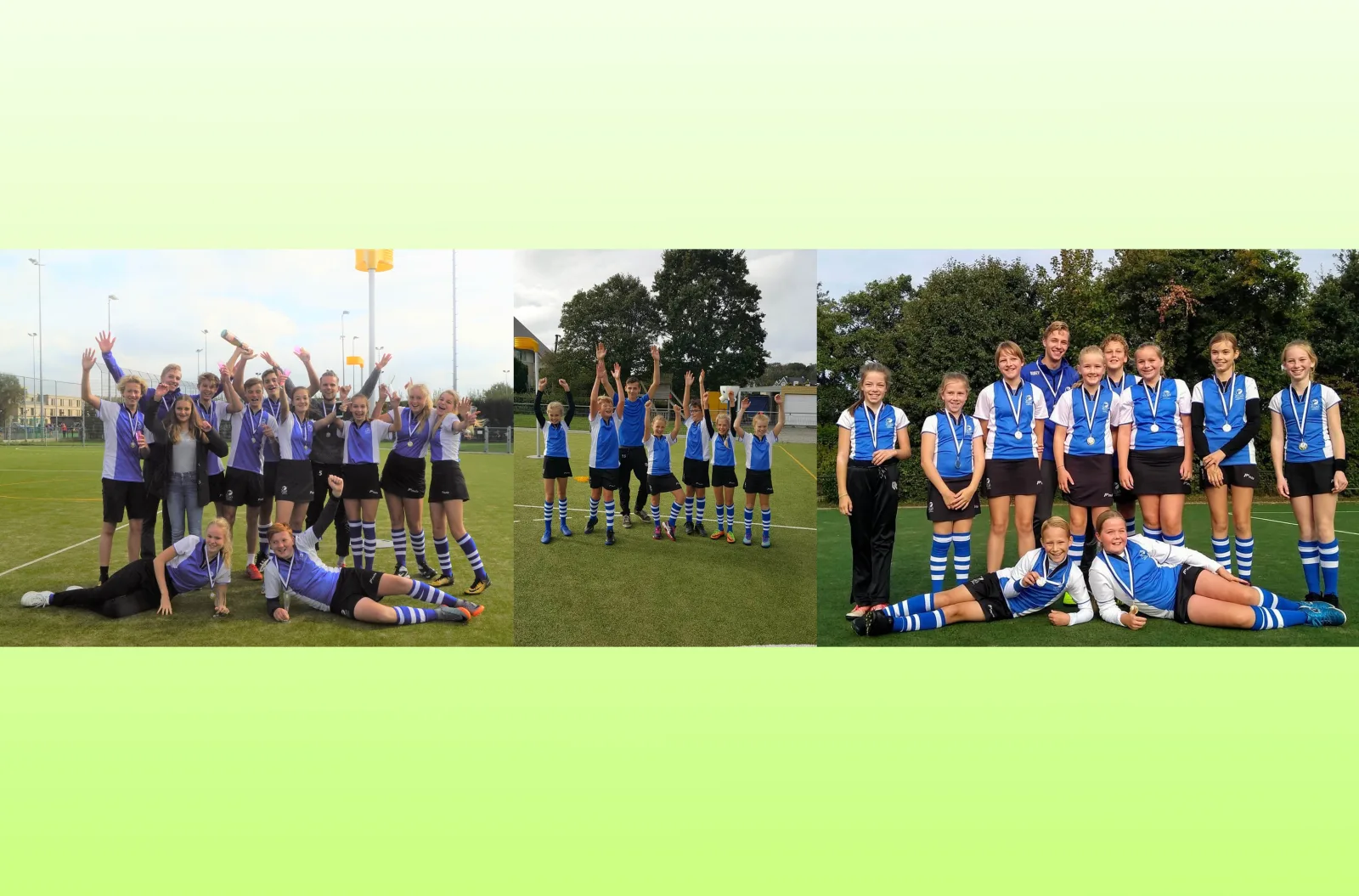 Veldkampioenen najaarscompetitie 2019