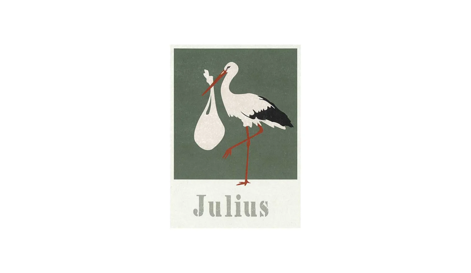 Geboortekaartje Julius